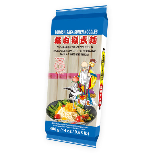 TOMOSHIRAGA SOMEN NOODLES 48 x 400g CHUNSI