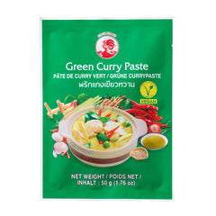 GREEN CURRY PASTE (12PCS X 50G) 4 x 600g COCK BRAND