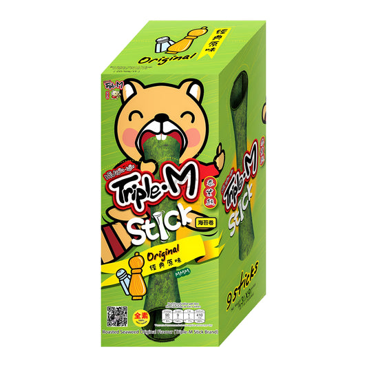 ROASTED SEAWEED ORIGINAL (9PCS X 3G) 12 x 27g TRIPLE M