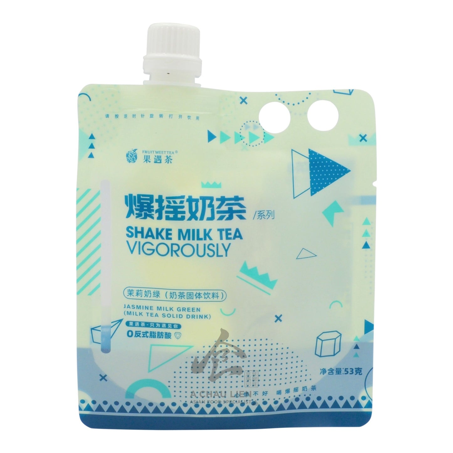 SHAKE MILK TEA VIGOROUSLY JASMINE MILK GREEN 30 x 53g FRUIT MEET TEA