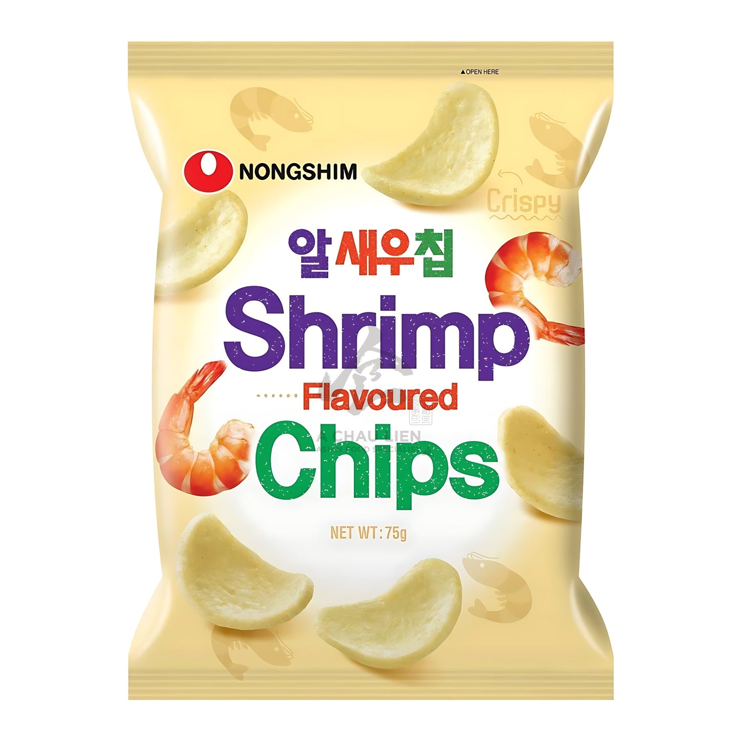 SHRIMP CHIPS 20 x 75g NONGSHIM
