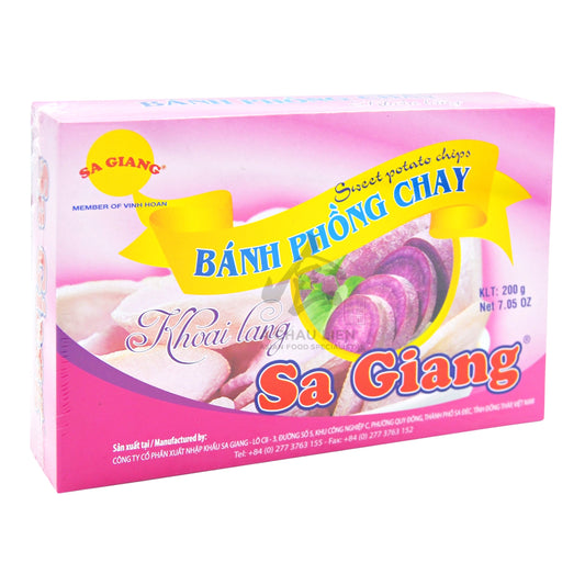 SWEET POTATO CHIPS 55 x 200g SA GIANG
