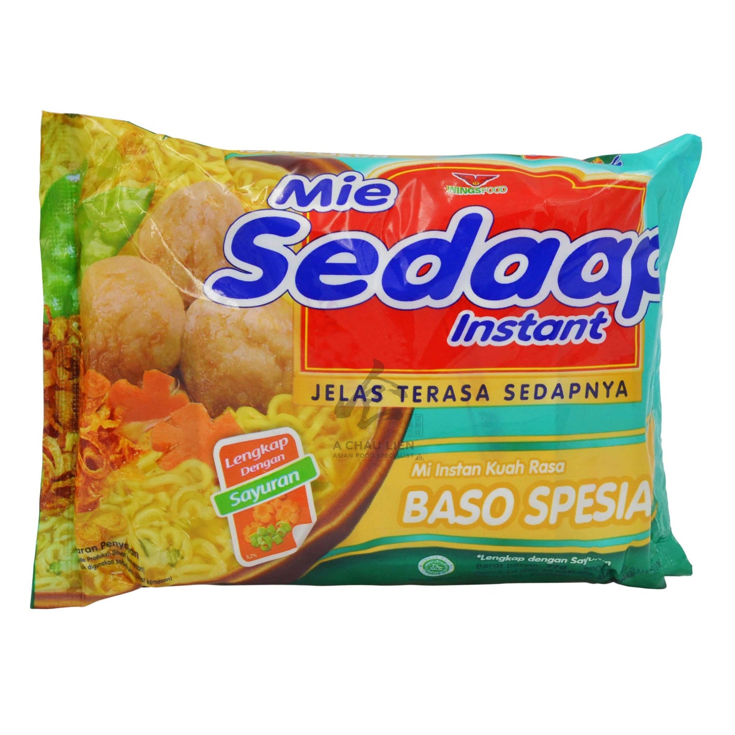 INSTANT NOODLES MIE SEDAAP MIE KUAH BASO SPECIAL 40 x 77g WINGS FOOD