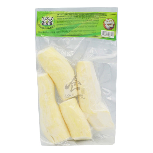 FROZEN CASSAVA BULB CHUNKS 24 x 500g DOUBLE PANDA
