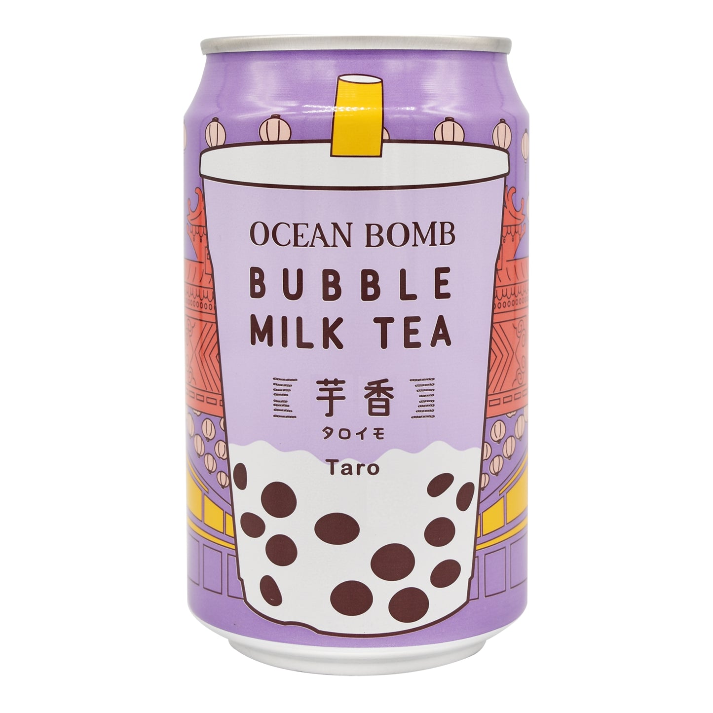 BUBBLE MILK TEA TARO 24 x 315ml OCEAN BOMB