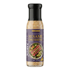 GOMA ROASTED SESAME DRESSING 6 x 220ml TWIN DRAGON
