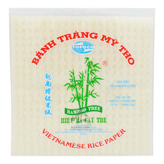 RICE PAPER 22CM SQUARE 44 x 340g BAMBOO TREE