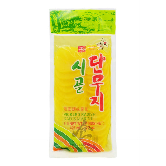 PICKLED RADISH SLICED (DANMUJI) 30 x 350g WANG
