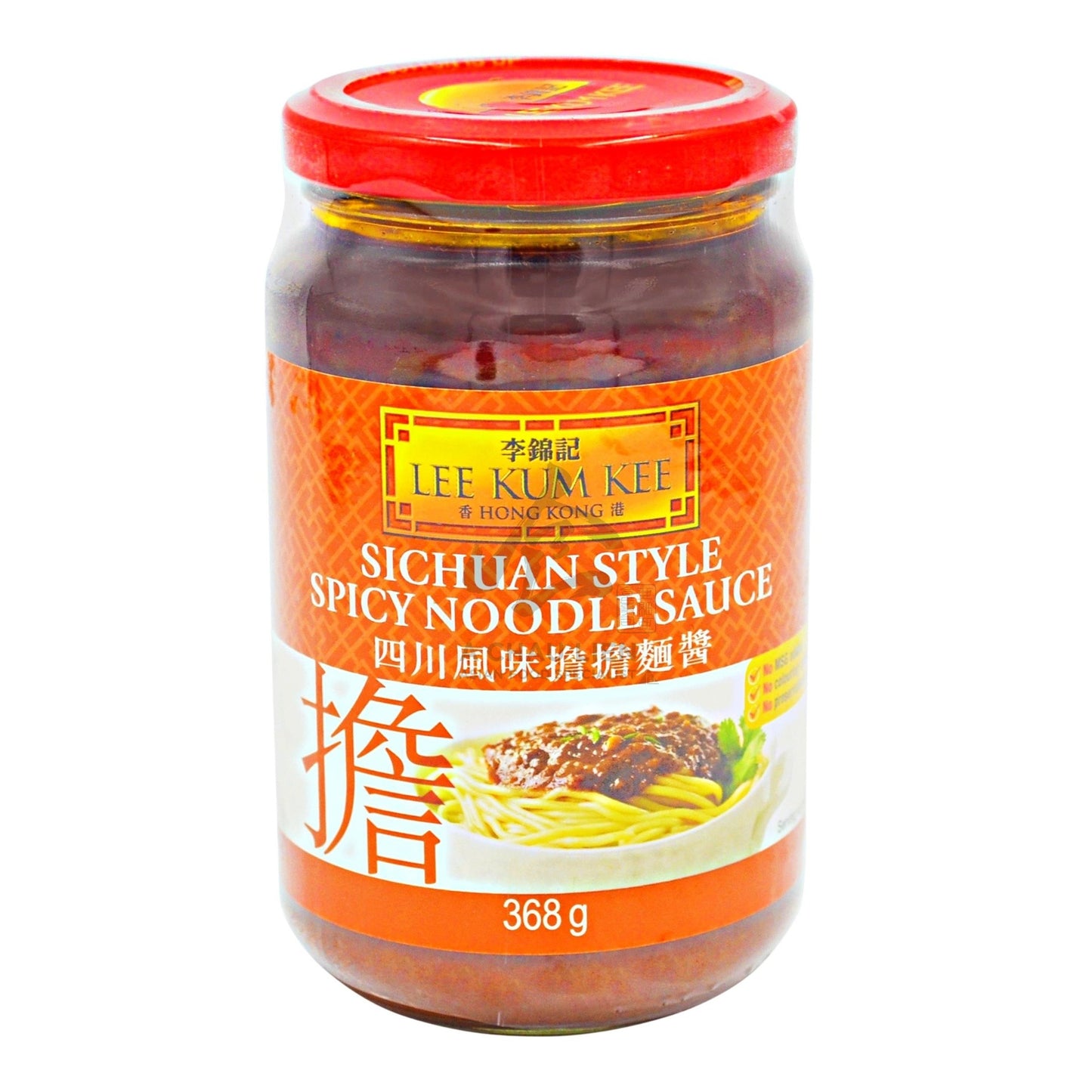 SICHUAN STYLE SPICY NOODLE SAUCE 12 x 368g LEE KUM KEE
