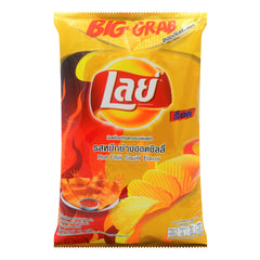 POTATO CHIPS HOT CHILI SQUID 24 x 75g LAY'S