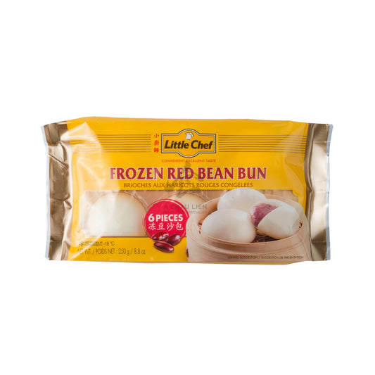 FROZEN RED BEAN BUN 24 x 250g LITTLE CHEF