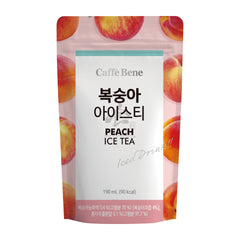PEACH ICE TEA POUCH (10PCS X 190ML) 5 x 1.9L CAFFE BENE