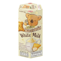 WHITE KOALA'S MARCH BISCUITS WITH MILK CREAM AND CHEESE FILLING (6PCS X 33G) 8 x 198g LOTTE