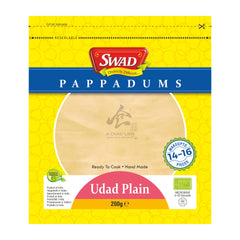 PAPPADUMS PLAIN 10 x 200g SWAD
