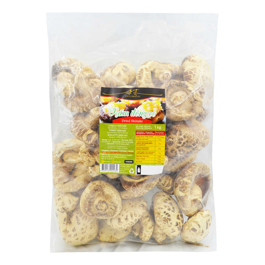 DRIED PREMIUM SHIITAKE 5 x 1kg TWIN DRAGON