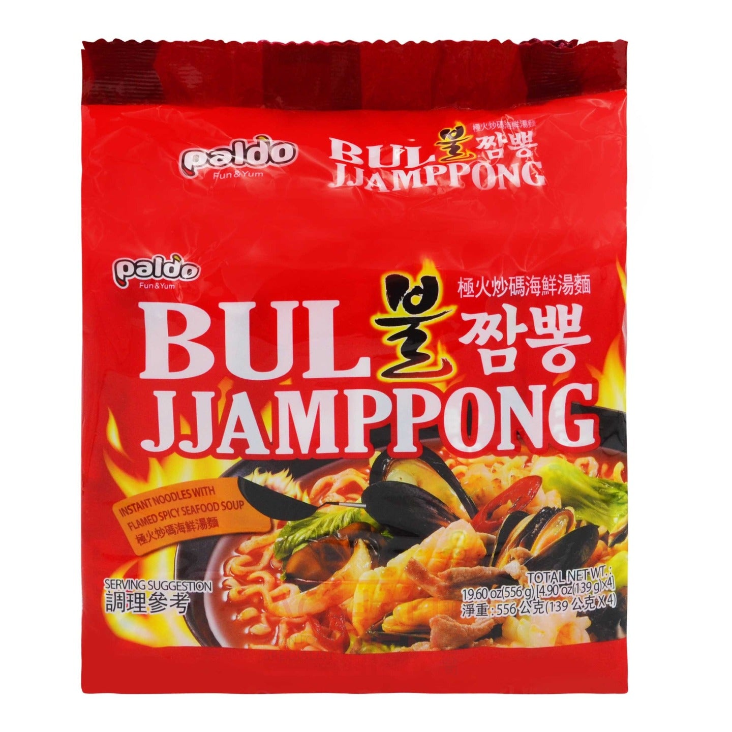 BUL JJAMPPONG NOODLE 8 x 565g PALDO