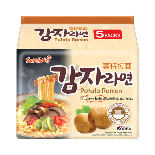 POTATO RAMEN (5PCS X 120G) 8 x 600g SAMYANG