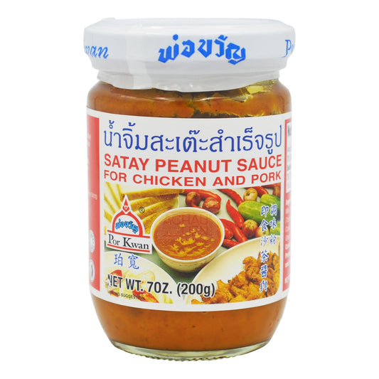 SATAY PEANUT SAUCE 24 x 200g POR KWAN