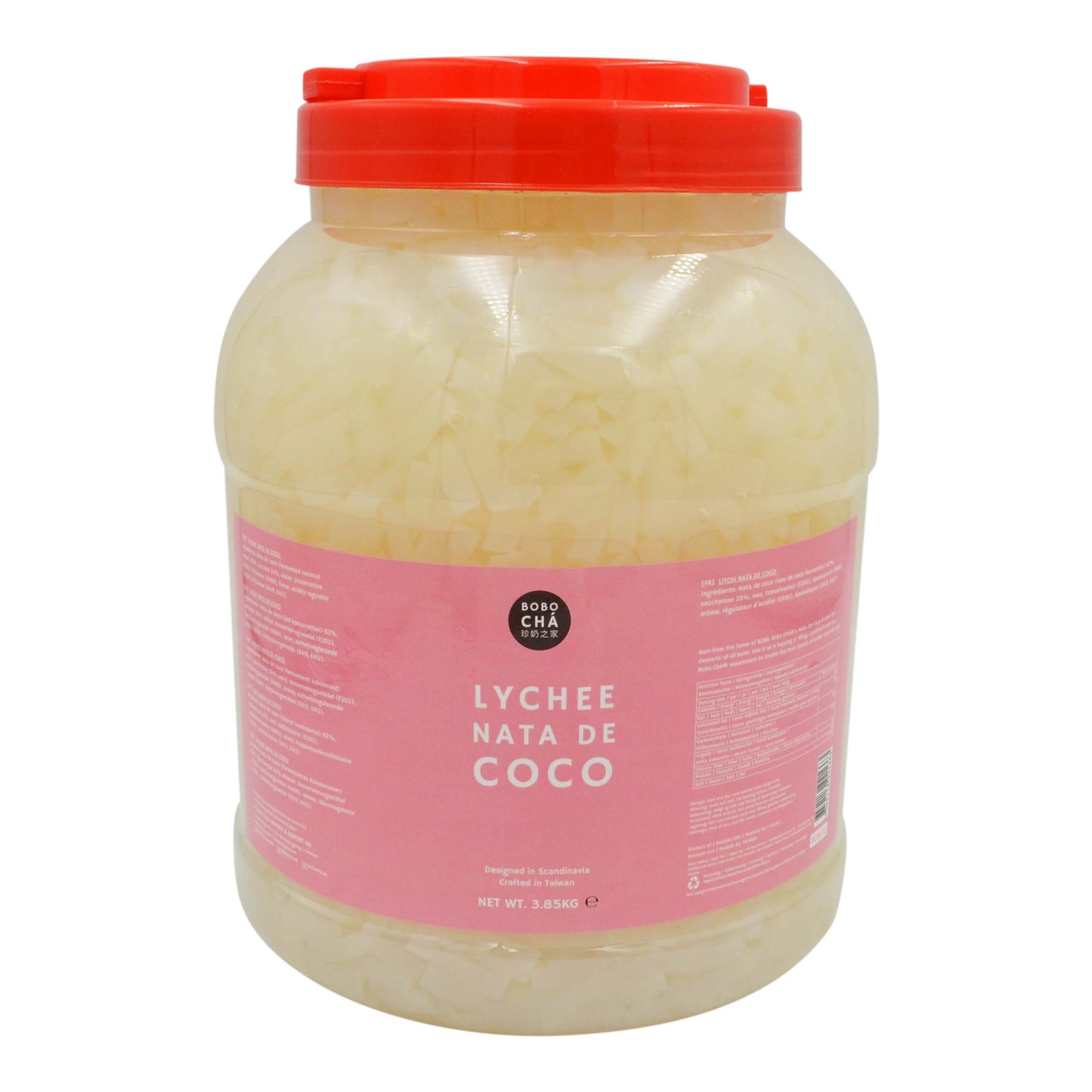 LYCHEE NATA DE COCO 4 x 3.85kg BOBO CHA