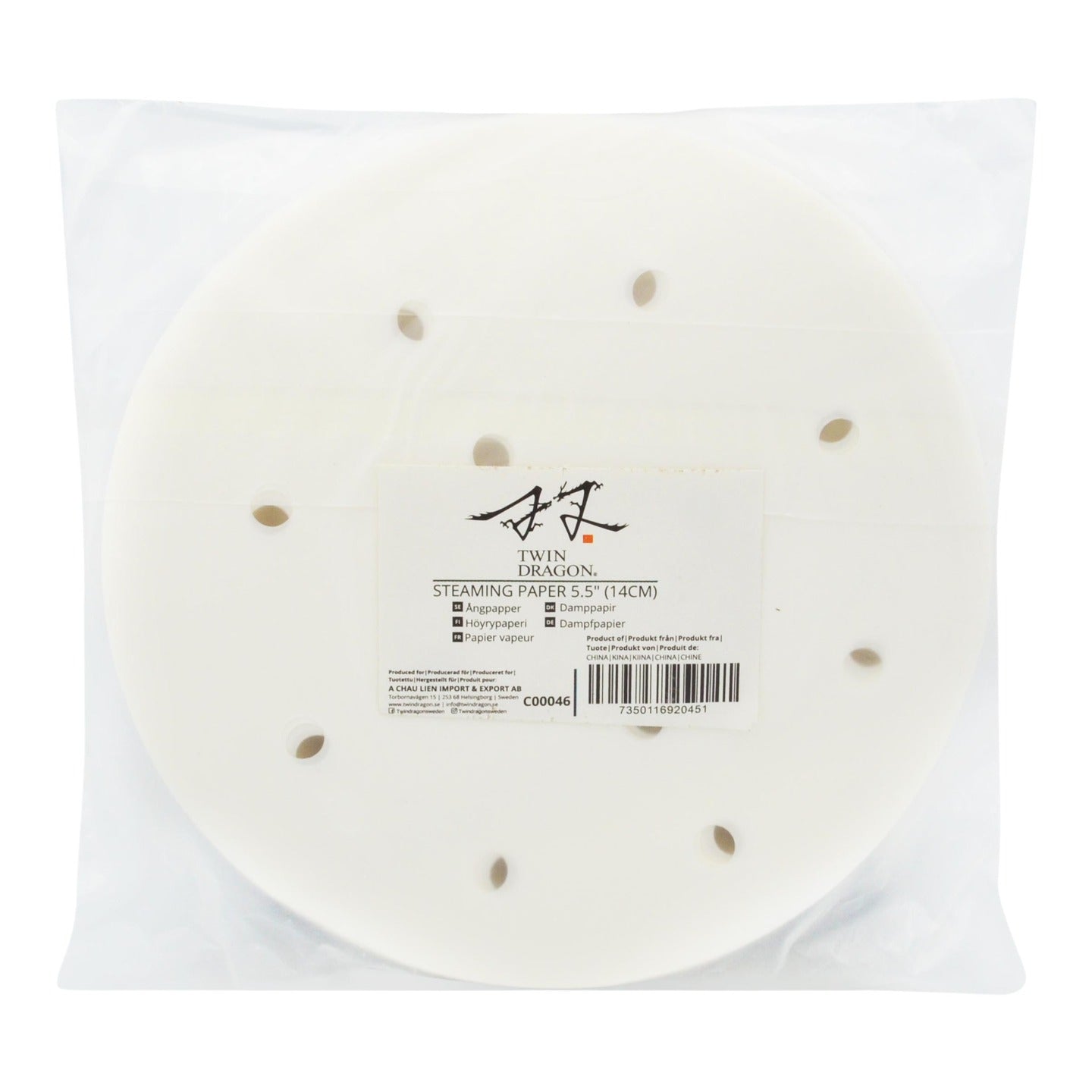 STEAMING PAPER 5.5" (14CM) 20 x 400pcs TWIN DRAGON