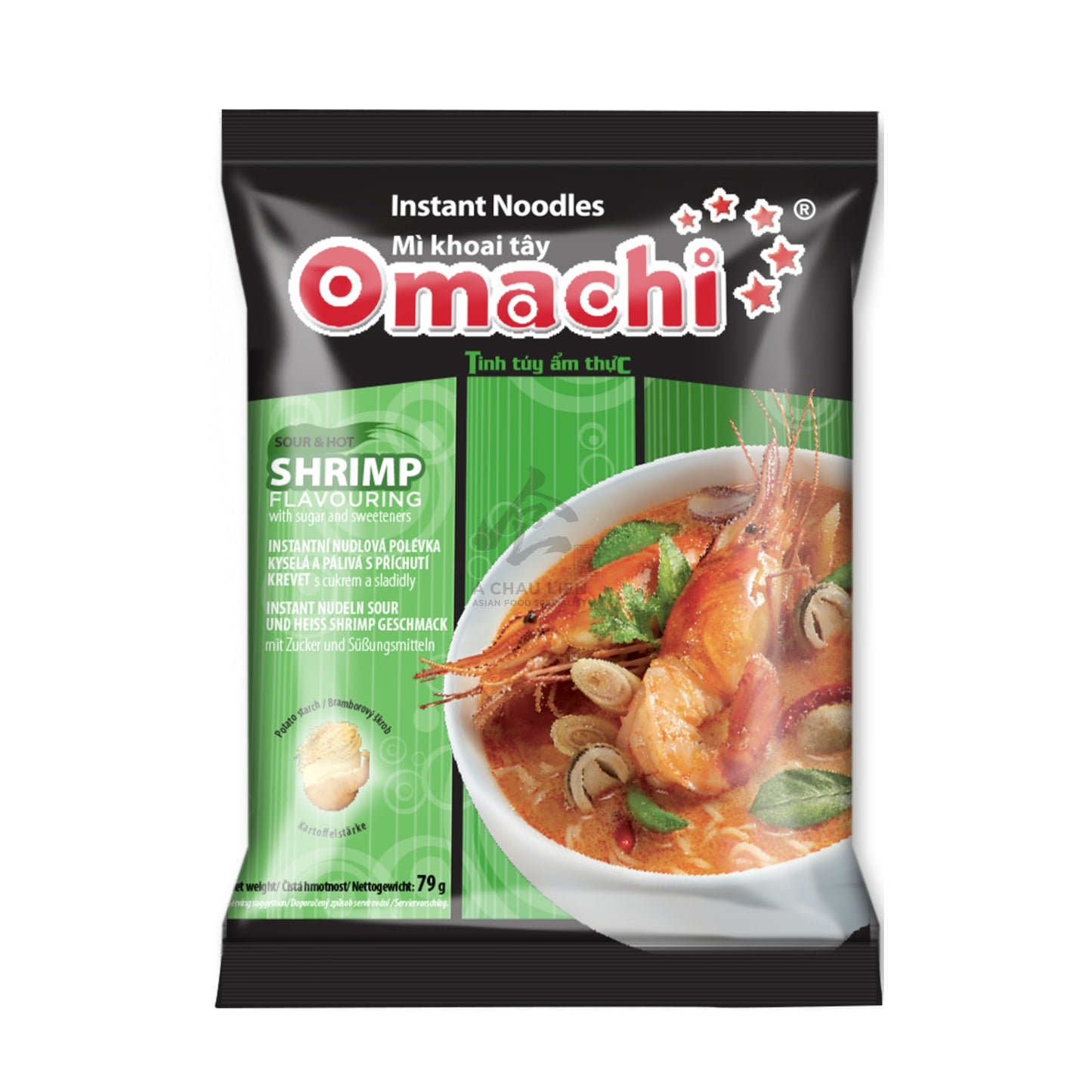 OMACHI INSTANT NOODLE SHRIMP 30 x 79g MASAN