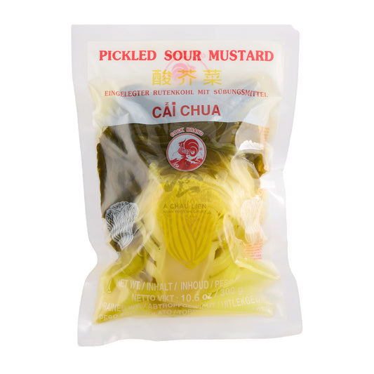 PICKLED SOUR MUSTARD 36 x 300g COCK BRAND