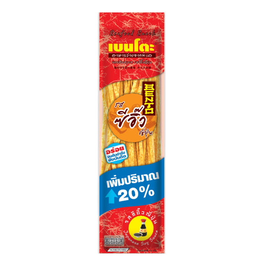 BENTO SEAFOOD SNACK JAPANESE SOY SAUCE FLAVOR (6PCS X 15G) 12 x 90g BENTO