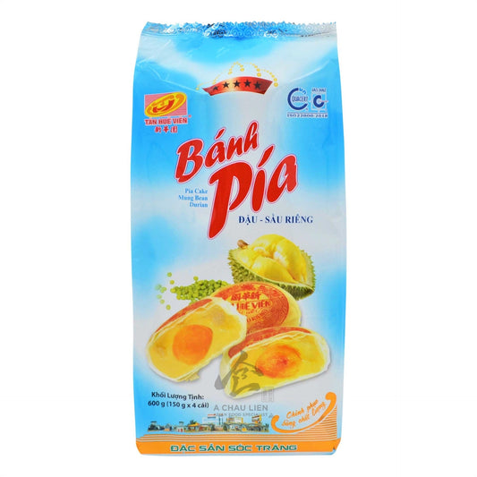 PIA CAKE MUNG BEAN DURIAN (4PCS X 150G) 30 x 600g TAN HUE VIEN