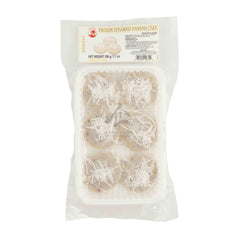 FROZEN STEAMED BANANA CAKE (KA-NOM KLUAY) 30 x 200g COCK BRAND