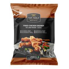 FRIED CHICKEN SKEWER (80G) 2 x 2.5kg TOPTABLE