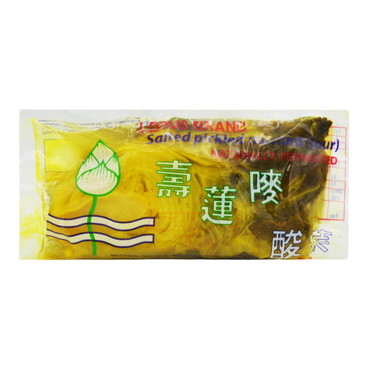 SALTED PICKLED SOUR MUSTARD 36 x 350g LOTUS BRAND