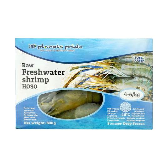 FRESHWATER SHRIMP 4-6 HOSO 20% 10 x 1kg PLANET'S PRIDE