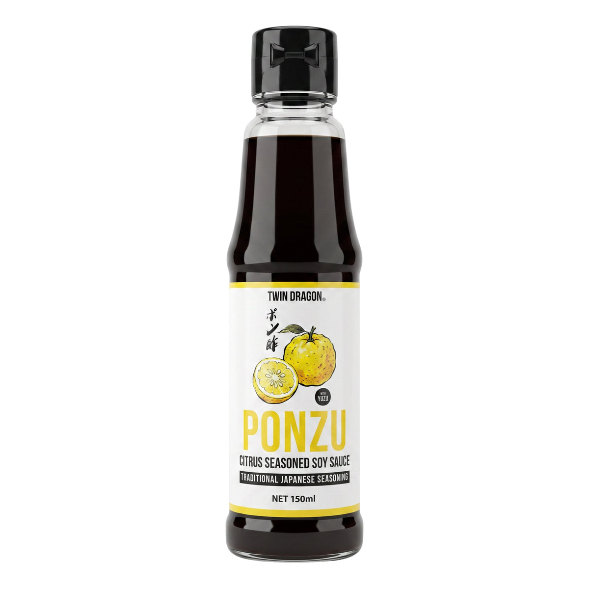 PONZU CITRUS SOY SAUCE 12 x 150ml TWIN DRAGON