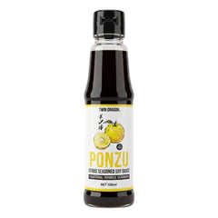 PONZU CITRUS SOY SAUCE 12 x 150ml TWIN DRAGON