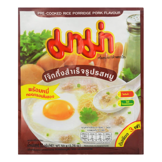 RICE PORRIDGE PORK 72 x 50g MAMA