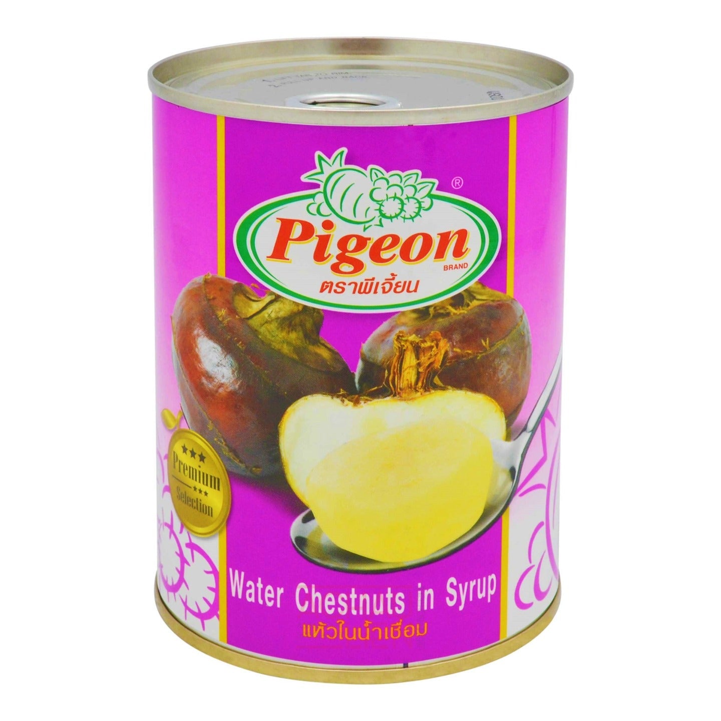 WATER CHESTNUT IN SYRUP 24 x 565g PIGEON