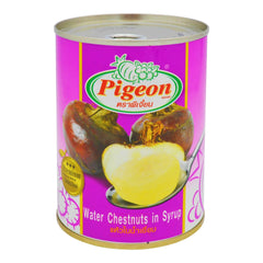WATER CHESTNUT IN SYRUP 24 x 565g PIGEON