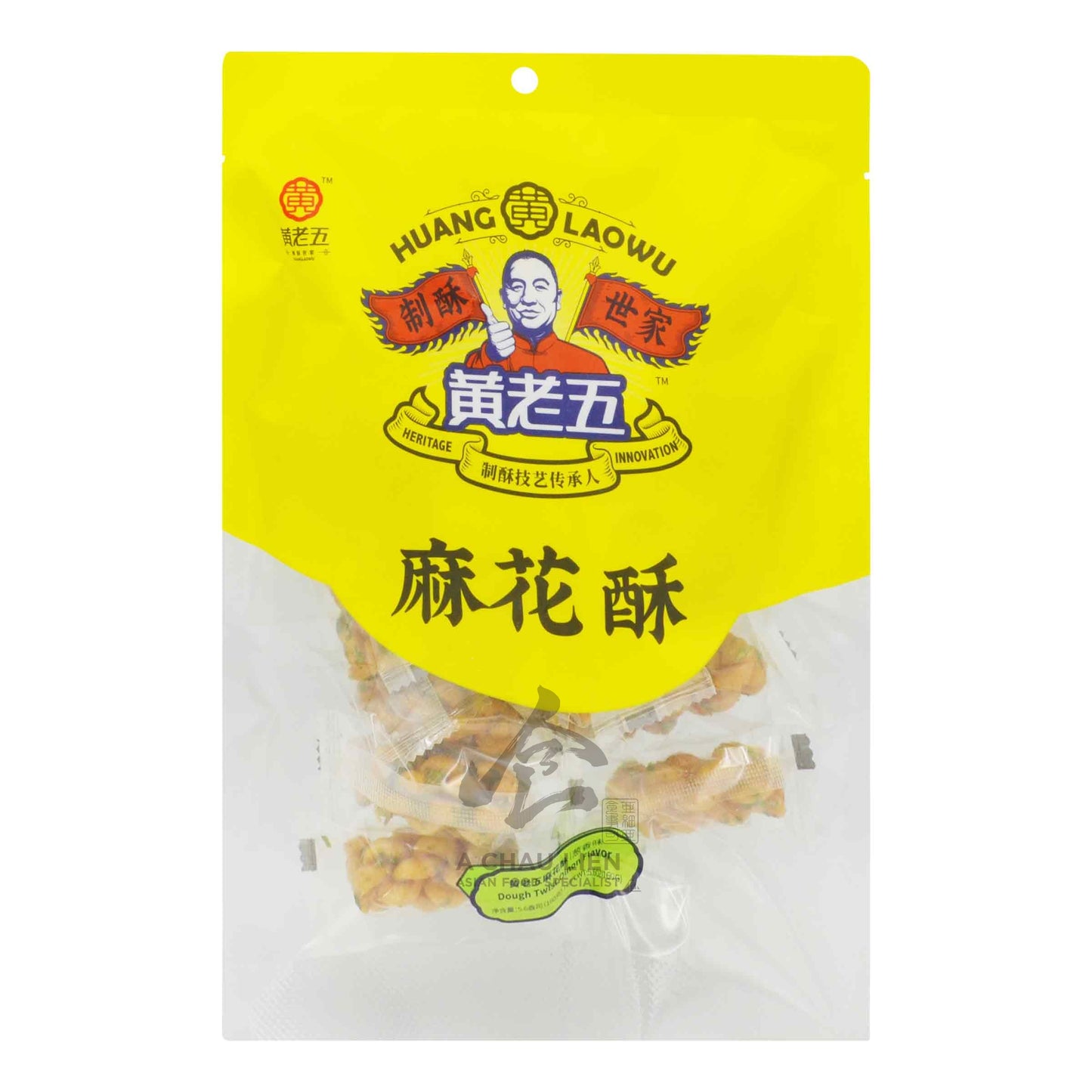 DOUGH TWIST ONION FLAVOR 30 x 160g HUANG LAOWU