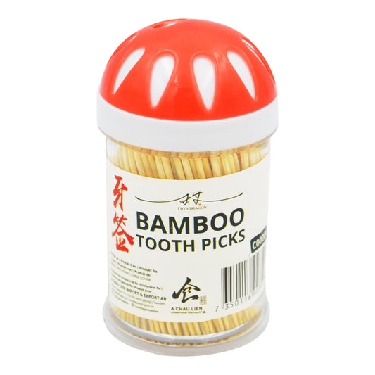 BAMBOO TOOTH PICKS (10BTS) 10 x 5 bags TWIN DRAGON