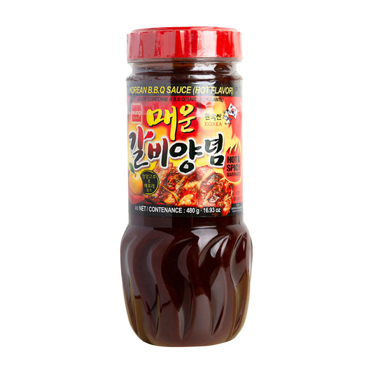 KOREAN BBQ SAUCE HOT FLAVOR 15 x 480g WANG