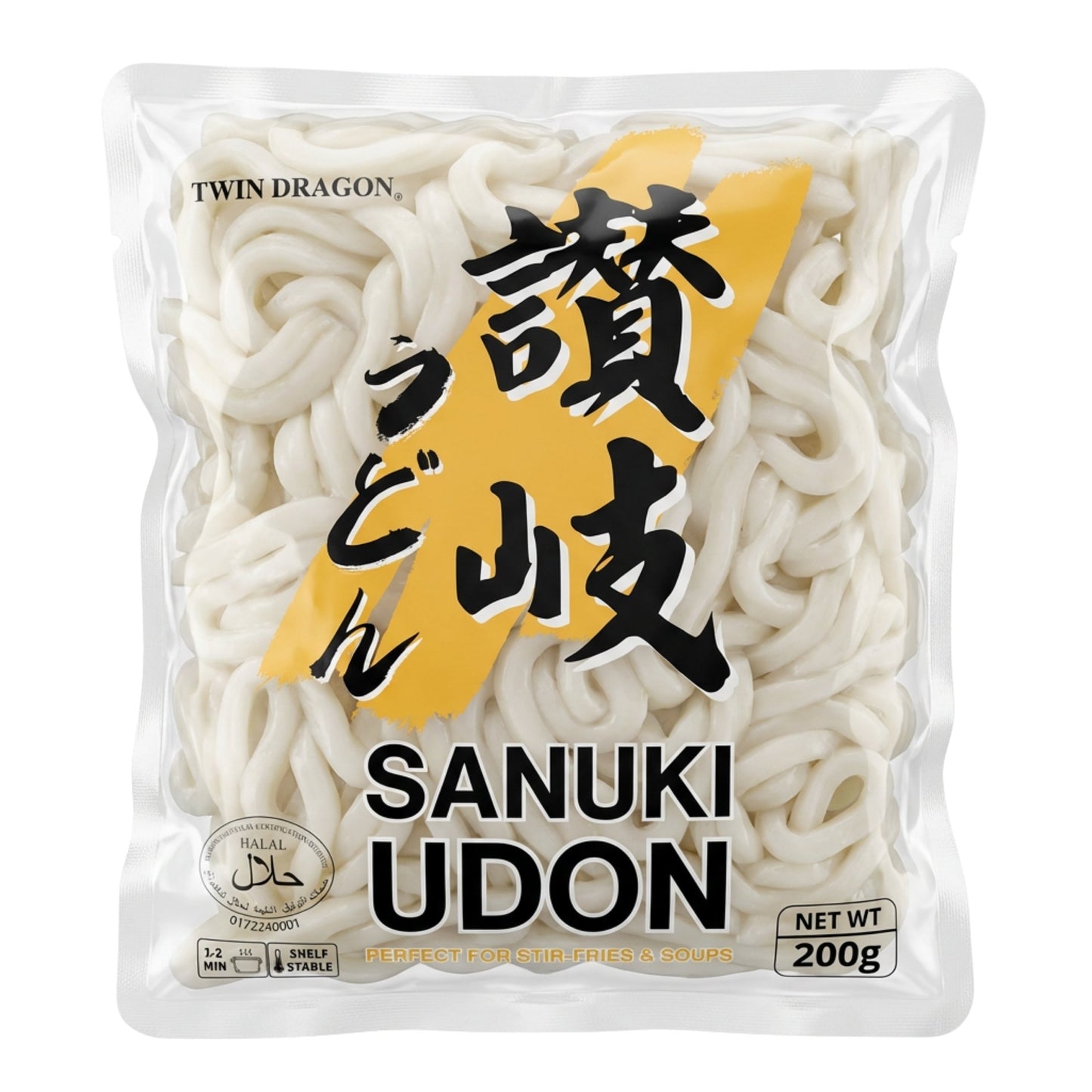 FRESH SANUKI UDON NOODLES 10 x 200g TWIN DRAGON