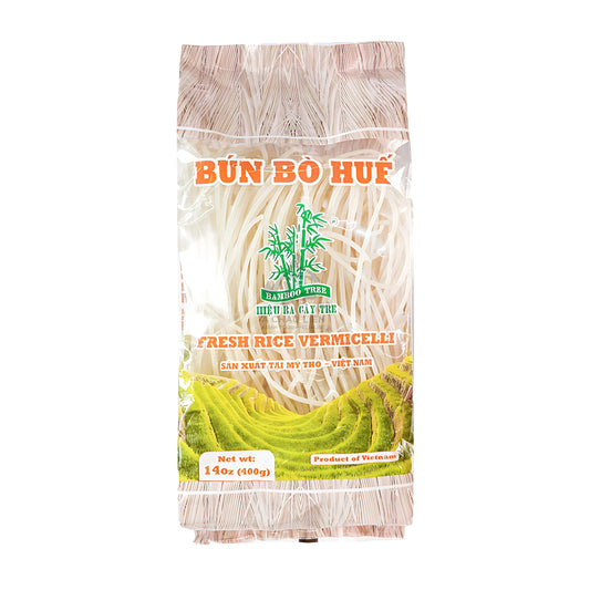 RICE VERMICELLI BUN BO HUE 2.4MM 30 x 400g BAMBOO TREE