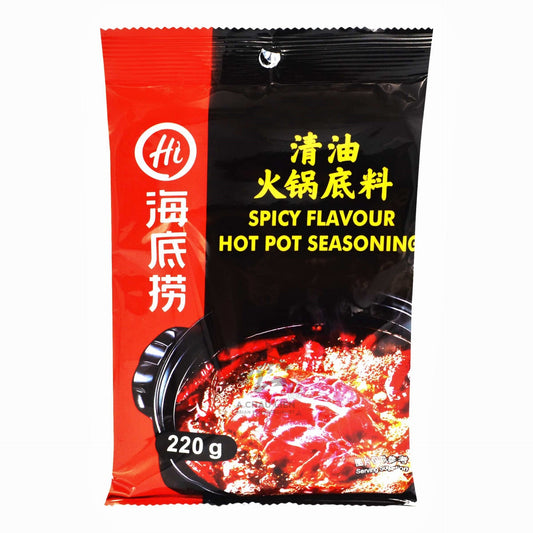 HOT POT SEASONING SPICY FLAVOUR 34 x 220g HAIDILAO