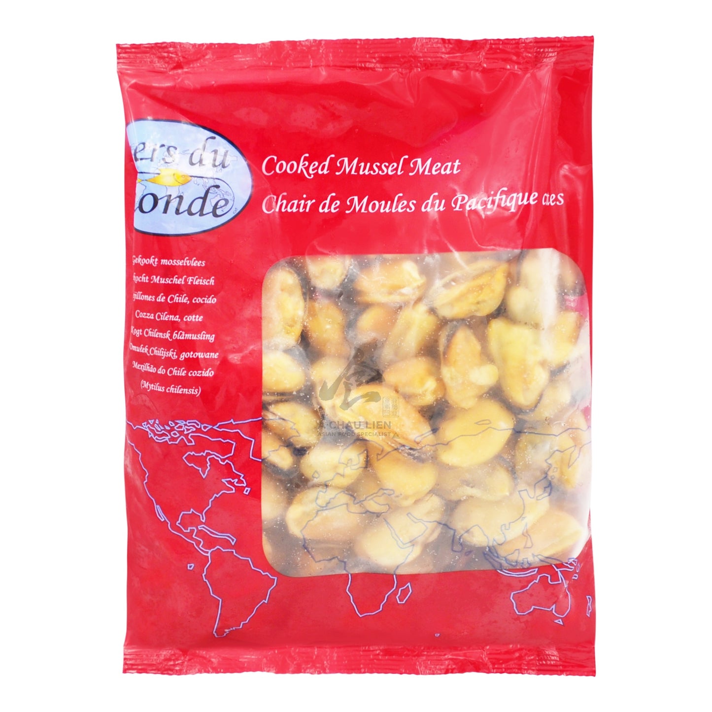 COOKED MUSSEL MEAT IQF (100-200PCS) 10 x 800g MERS DU MONDE