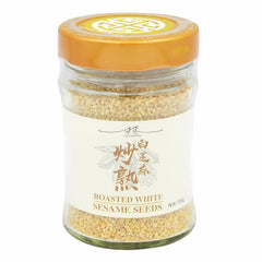 ROASTED WHITE SESAME SEEDS 12 x 100g TWIN DRAGON