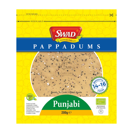 PAPPADUMS PUNJABI 10 x 200g SWAD