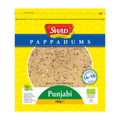 PAPPADUMS PUNJABI 10 x 200g SWAD