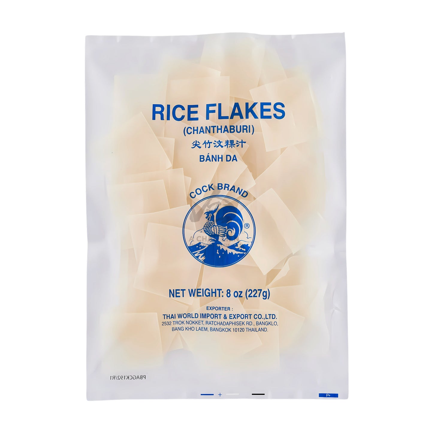RICE FLAKES 30 x 227g COCK BRAND