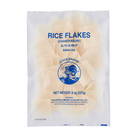 RICE FLAKES 30 x 227g COCK BRAND