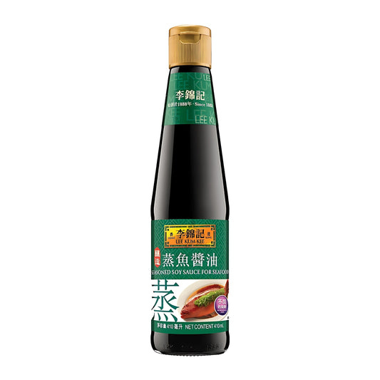 SEASONED SOY SAUCE FOR SEAFOOD 12 x 410ml LEE KUM KEE